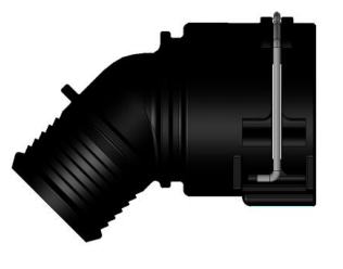 VDA NW16-D16 45° Quick Connector Fuel Injection Nozzle Oil Cap Auto Parts for Battery and EV Applications
