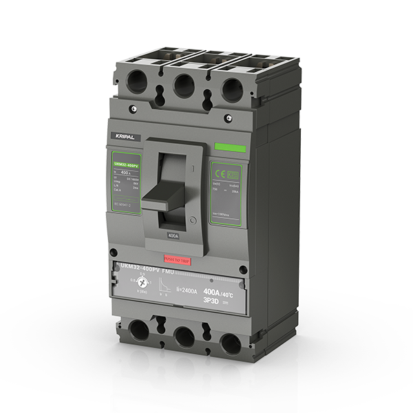 UKM32-400PV DC Molded Case Circuit Breaker 20kA Breaking Capacity Overload & Short Circuit Protection for PV Power Systems, Solar Inverters, and Energy Storage Equipment