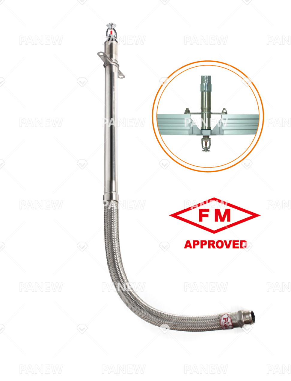 Sprinkler Hose System High-Pressure Resistant Cleanroom Fire Suppression System PANEW