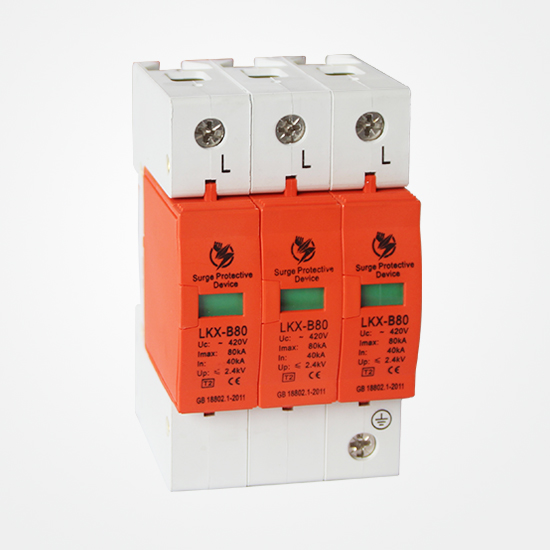 LKX-B80 /3P Power Surge Protector High-Performance Overvoltage Protection for Energy Storage Systems and Renewable Power Applications