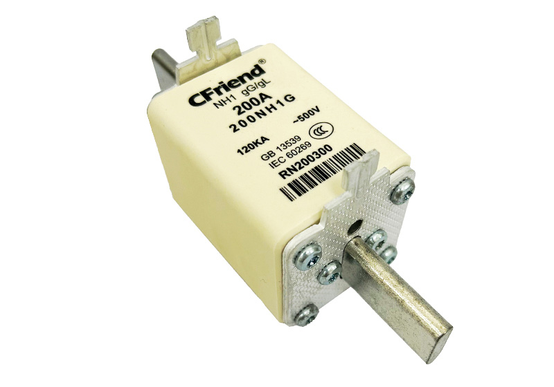 NH1G High Breaking Capacity Fuse 120kA Overload and Short Circuit Protection for Power Distribution and Capacitor Cabinets