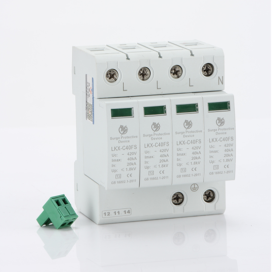 LKX-C40/4P Power Surge Protector Industrial Grade Overvoltage Protection for Renewable Energy Systems