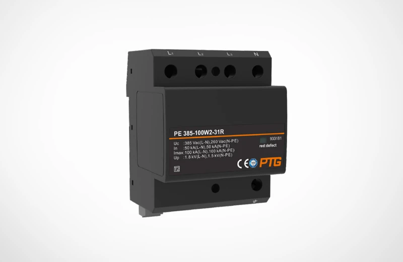 AC Power SPD High Duty Surge Protective Device for Photovoltaic & Wind Power Systems PTG