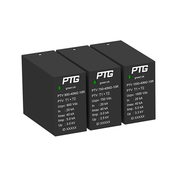 Surge Protective Device (SPD) Series T2 High Current Capacity for AC Power Systems PTG