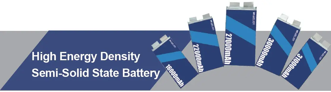 High Energy Density Semi-Solid State Battery Long Cycle Life for Renewable Energy Storage Systems