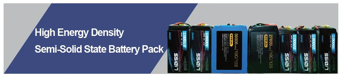 High Energy Density Semi-Solid State Battery Pack High Capacity Long Life Cycle for Renewable Energy Storage Systems