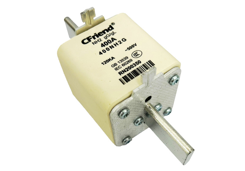NH2G High Breaking Capacity Fuse 120kA gG Type Cable Protection for Power Distribution Capacitor Cabinet Communication Power Supply Cfriend