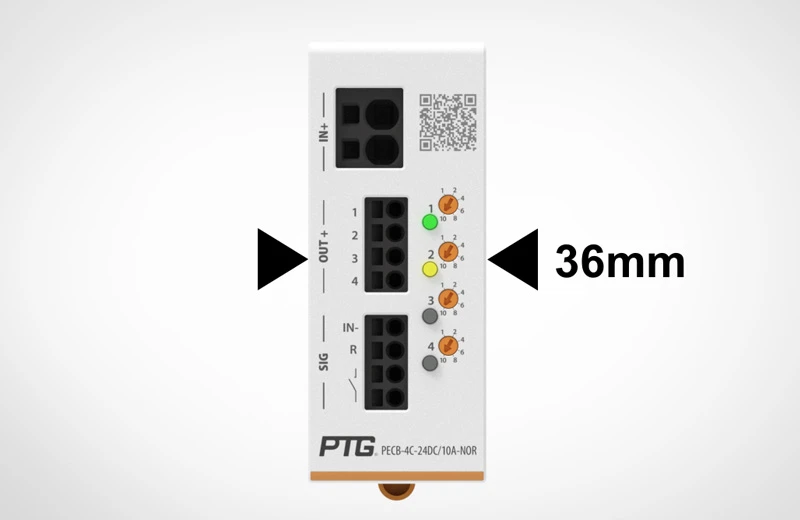 Multi Channels ECB Overload and Short Circuit Protection Electronic Circuit Breaker for Industrial Control Applications PTG Corporation