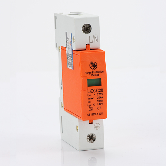 LKX-C20/1P Power Surge Protector Industrial Grade Overvoltage Protection for Renewable Energy Systems