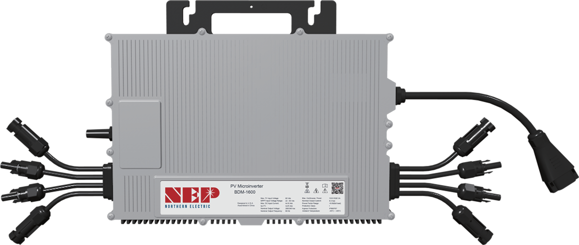 BDM-1200/1600/2000-WF Microinverter with Wi-Fi/Bluetooth Plug-In Solar PV Systems NorthernNEP