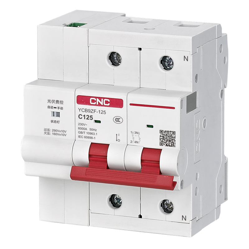 Smart MCB 6kA High Breaking Capacity 2P 4P Overvoltage Protection for Solar PV Systems