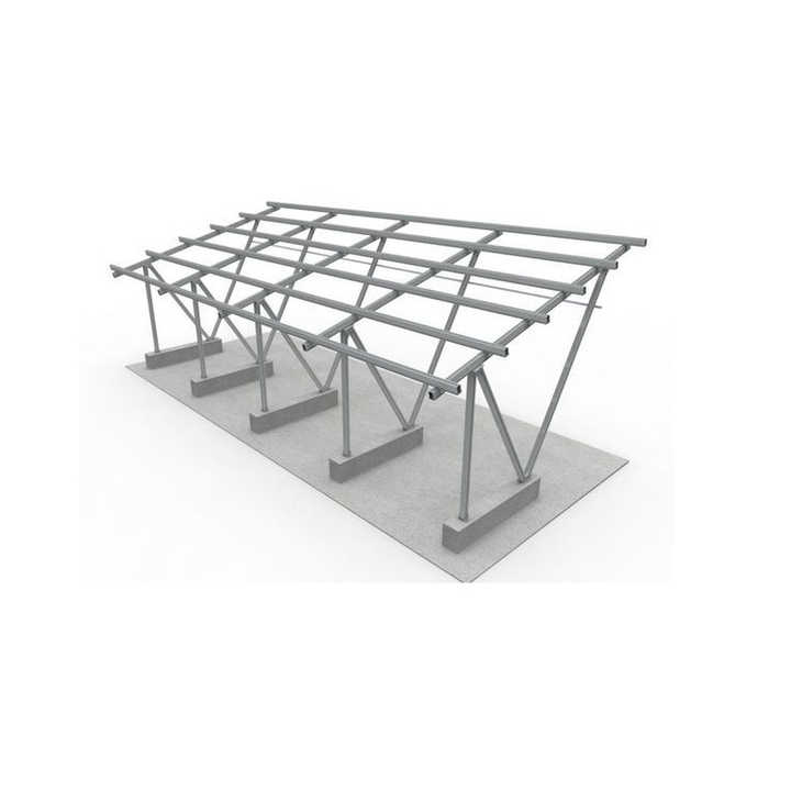 Solar Carport 10KW PV Mounting System Waterproof Aluminum Carport for Open Ground Solar Installation SolarFirst