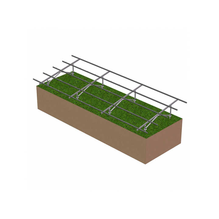 Ground Solar Panel Mounting System Wholesale Manufacturers Bracket Structure for Open Field with 0-45 Deg Adjustable Tilt Angle Solar First