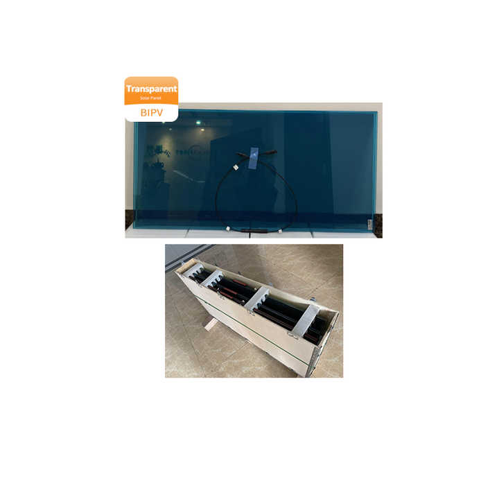 CdTe Thin Film PV Solar Panel 50% Transparent Bifacial Double-Glass Solar Module for Rooftop Applications Solarfirst