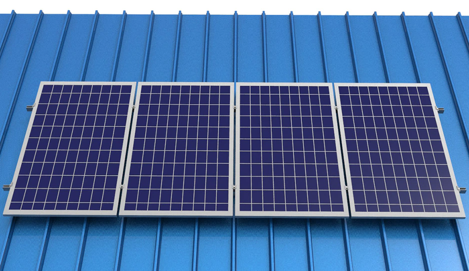 Standing Seam Clamps Solar Mounting System for Metal Roof Quick Installation Fuyesen