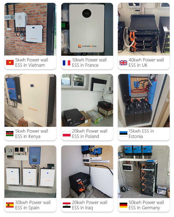 Home Power 5kW 10kW Battery 51.2V 48V 10kWh 16kWh Solar Energy 200Ah 314Ah Lithium Wall Battery LiFePO4 Pack 48 Volt Power Wall Off-Grid Hybrid On-Grid Energy Storage Systems LITHTECH