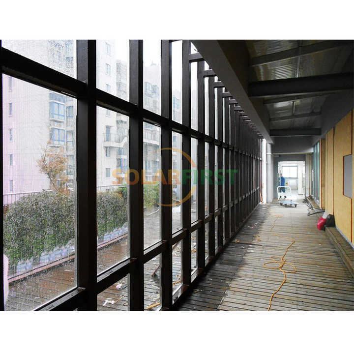 CdTe Thin Film Solar Panel 20%-60% Transparency BIPV Application High Efficiency 1200*700*7mm Solarfirst