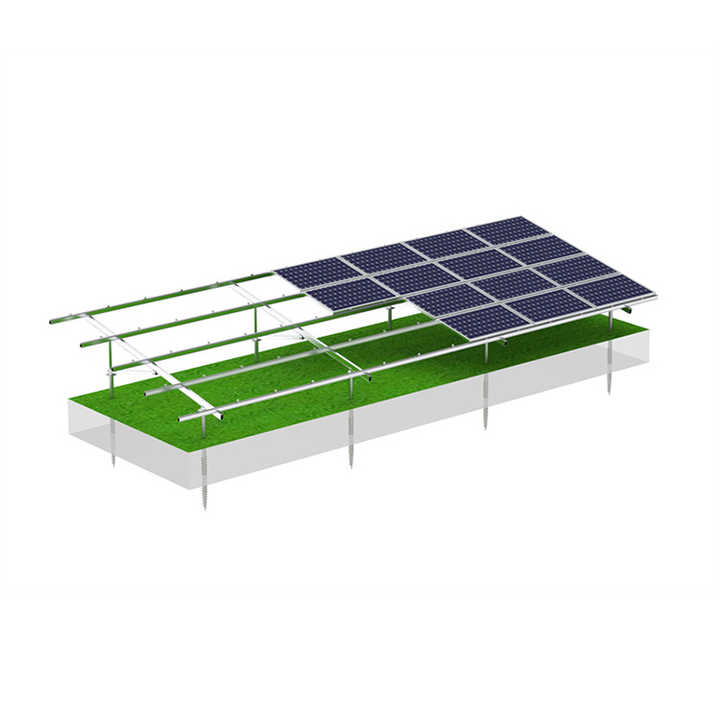 Ground Solar Panel Mounting System Wholesale Manufacturers Bracket Structure for Open Field with 0-45 Deg Adjustable Tilt Angle Solar First