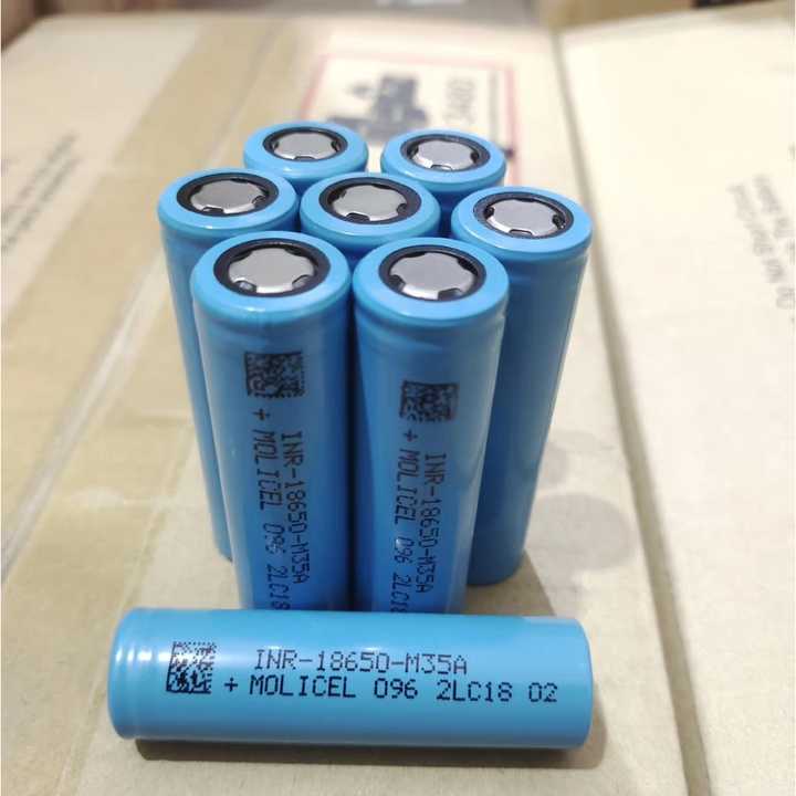 Molicel M35A 3500mAh 3.7V 18650 Lithium-ion Battery Cell for Consumer Electronics Power Tools Solar Energy Storage Systems KXD