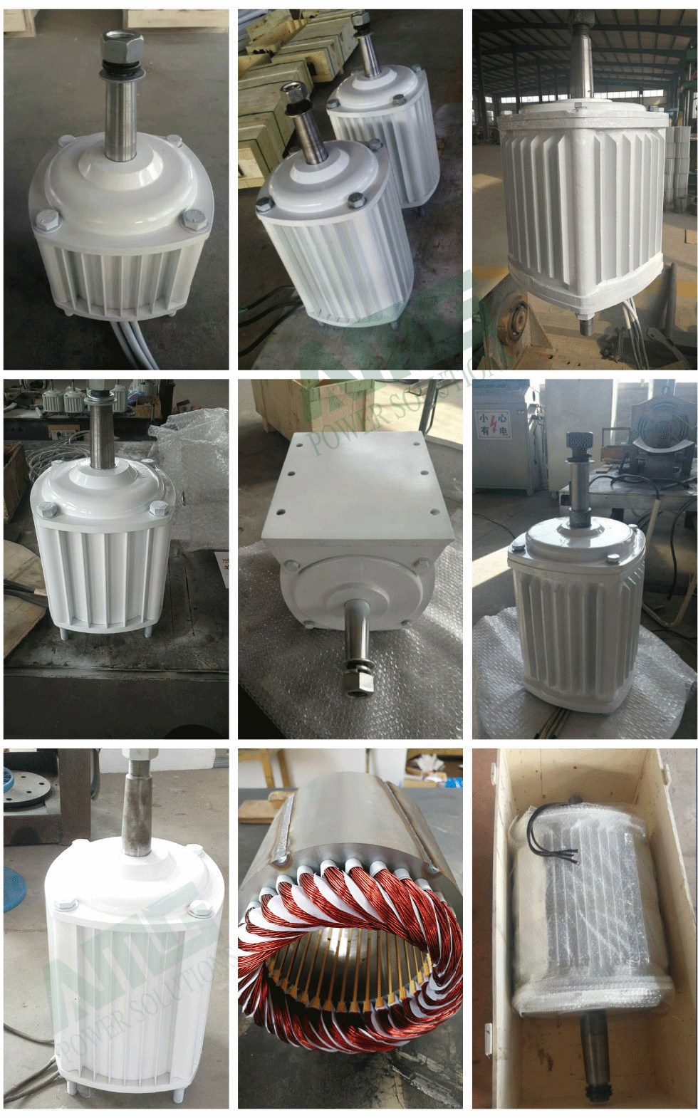 5000watt Horizontal Home Wind Turbine High Efficiency Low Noise On Grid Off Grid Use
