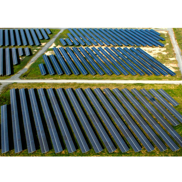 Aluminium Photovoltaic Mounting Bracket Ground Mount Solar Racking Systems Quick Installation for Open Field 0-45Deg Tilt Angle Solar First