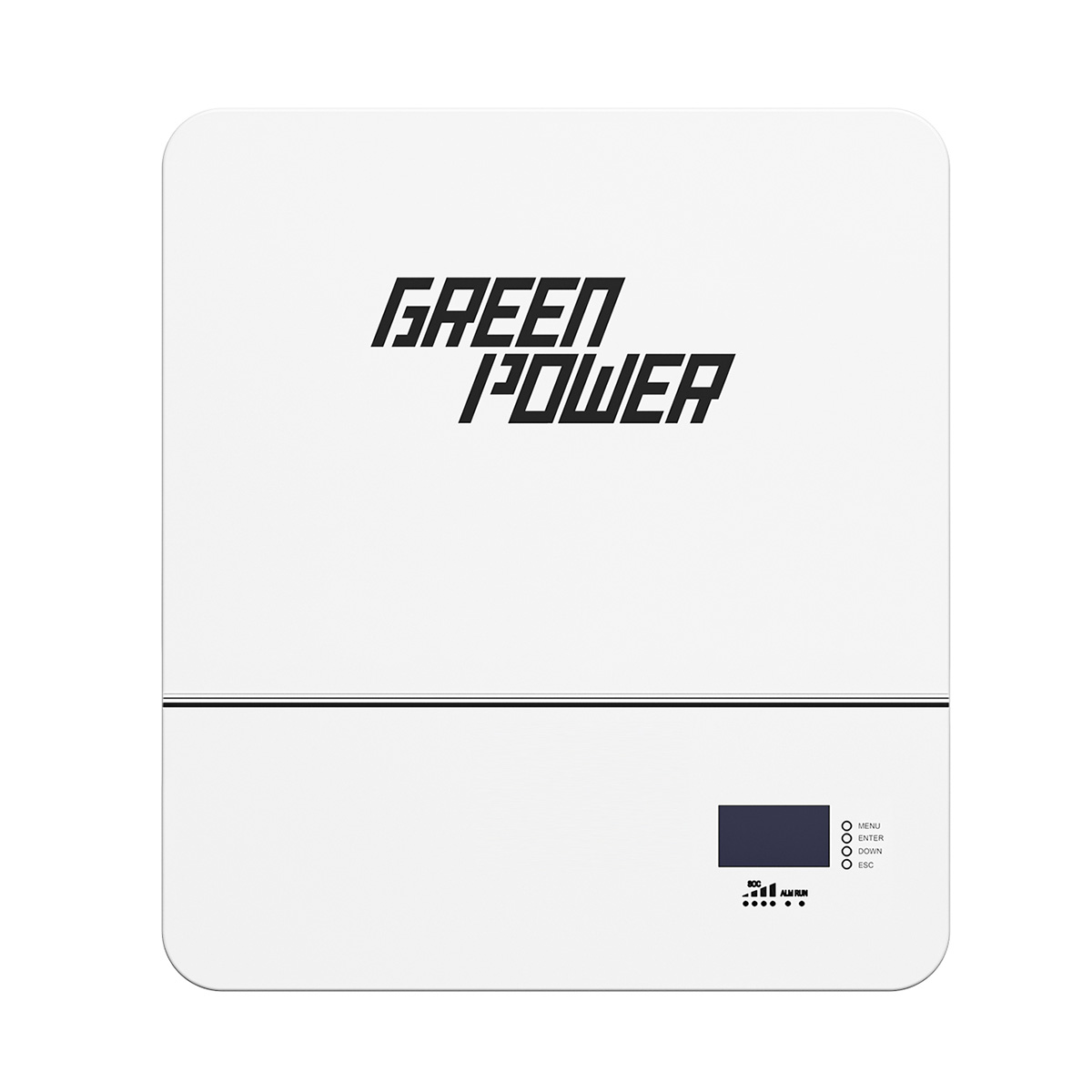 5120Wh Home Battery Backup Powerwall Automotive Grade LiFePO4 Cells 5KWh Energy Storage System for Residential Solar Backup GreenPower