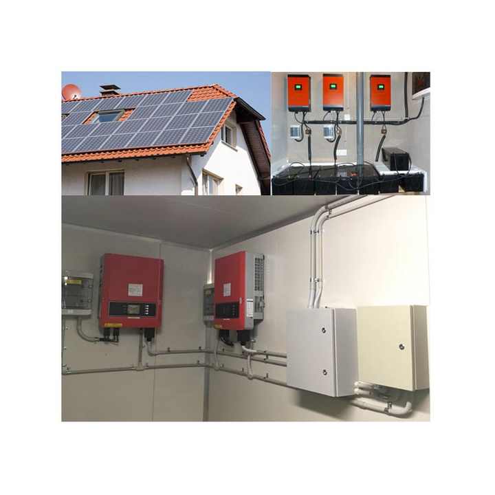 Off Grid Solar Power System 10kW 48V Pure Sine Wave Inverter Home Energy Storage System with MPPT Controller Solarfirst