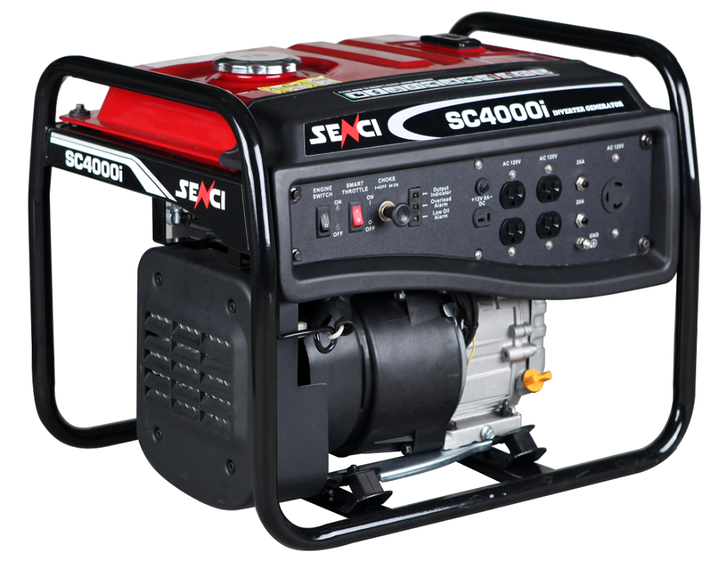 Senci Power Value Powerful Portable Generator 3.5kW Inverter Generator 3.8kW Open Frame Gasoline Generator 4.2kW Low Noise, Easy Carry, Air-Cooled 4-Stroke Engine for Home, Camping, RV Charging, Base Station SENCI
