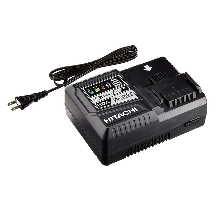 Battery Charger 14.4V-18V Wireless Fast Charging for Hitachi Lithium-ion Battery Power Tools and Cordless Vacuum Cleaners