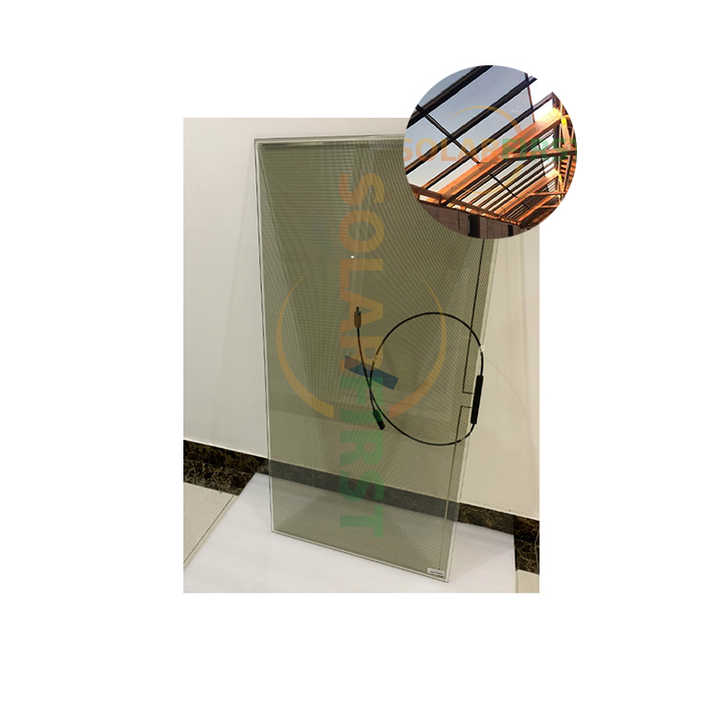 Thin Film Transparent Solar Panel Glass 1200*700*7mm Bifacial Double-Glass CdTe for Window Applications Solarfirst