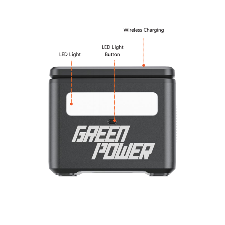 300W 256Wh Portable Power Station LiFePO4 Battery Solar Generator for Outdoor Emergency Backup GreenPower