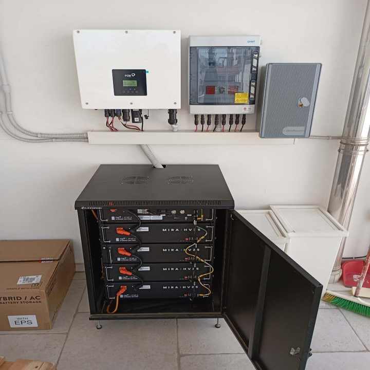 High Voltage Battery Energy Storage System 51.2V 2.45kWh Lithium LiFePO4 Battery for Hybrid Grid Wall-Mounted Applications FOXESS