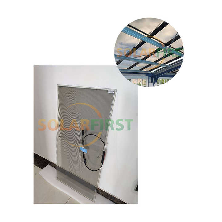 Thin Film Solar Panel 30%-40% Transparent CdTe BIPV Module for Building Integrated Photovoltaics Fujian Solarfirst