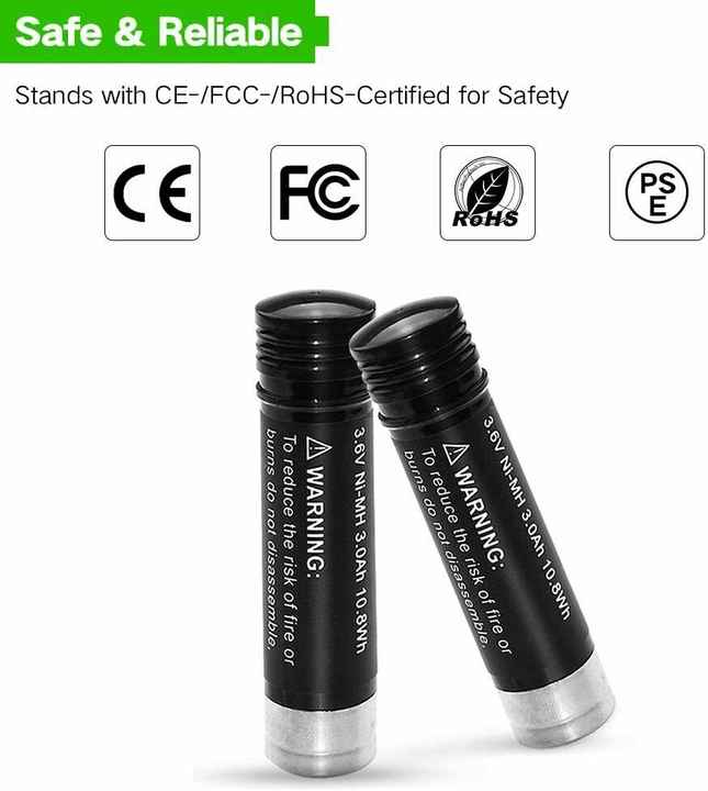 Ni-Mh Battery 3.6V 3000mAh High-Capacity Rechargeable Replacement for Power Tools and Electric Vehicles RHY