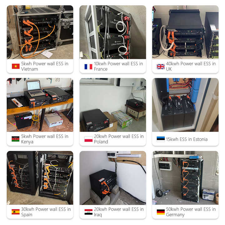 Inverters 48V Lithium Li Ion Lifepo4 Solar Energy Storage System Battery Split Type 100Ah 200Ah 300Ah 5kWh 20kWh Output LITHTECH