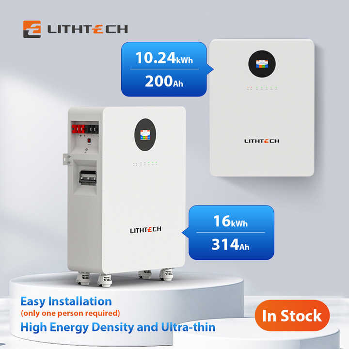 Wall Mounted Lithium Battery 51.2V 200Ah 10KWh LiFePO4 Solar Energy Storage System for Home Powerwall