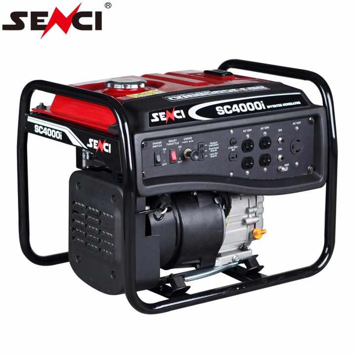 Senci Power Value Powerful Portable Generator 3.5kW Inverter Generator 3.8kW Open Frame Gasoline Generator 4.2kW Low Noise, Easy Carry, Air-Cooled 4-Stroke Engine for Home, Camping, RV Charging, Base Station SENCI