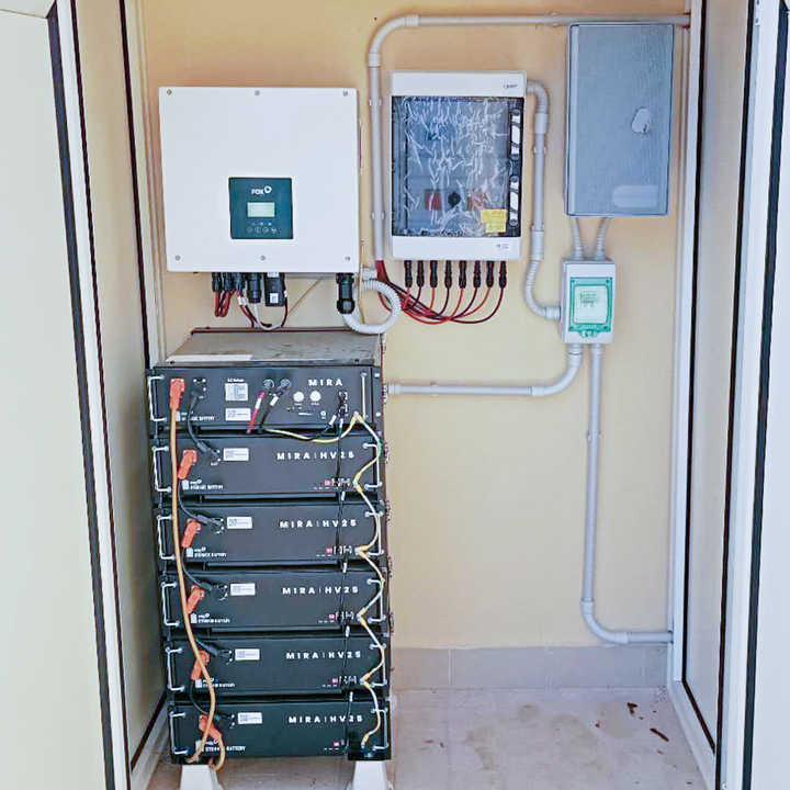 High Voltage Battery Energy Storage System 51.2V 2.45kWh Lithium LiFePO4 Battery for Hybrid Grid Wall-Mounted Applications FOXESS