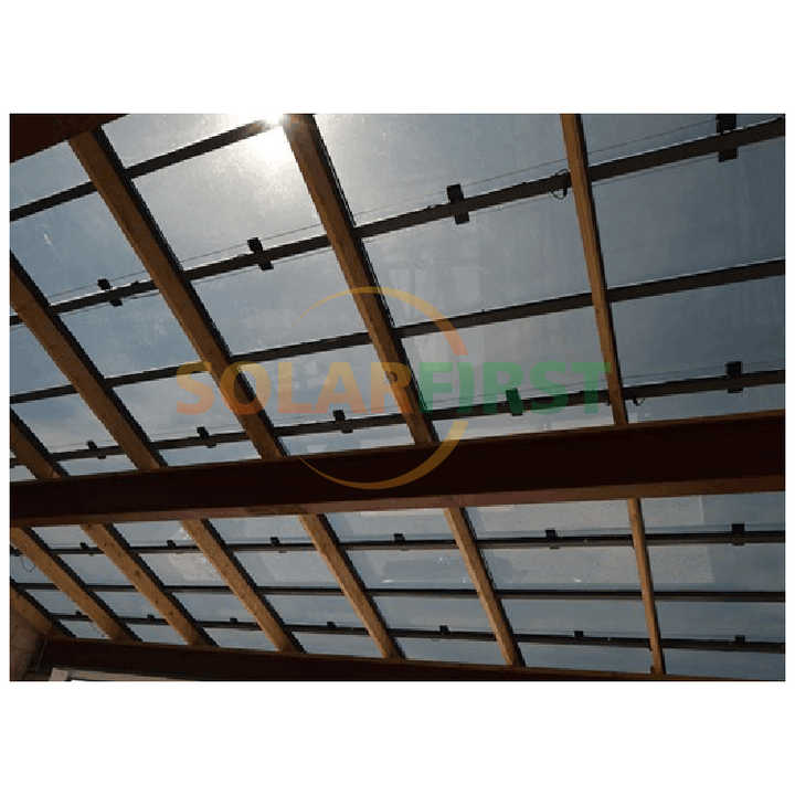 CdTe Thin Film PV Solar Panel 50% Transparent Bifacial Double-Glass Solar Module for Rooftop Applications Solarfirst