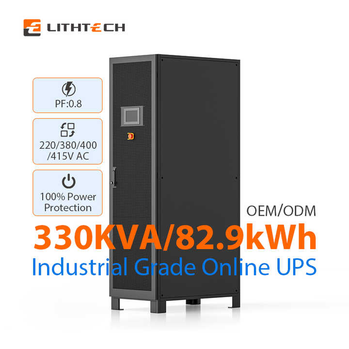 OEM Series 3Phase Online UPS Double Conversion MV HV Switchgear Backup Power Supply for Workstations Industrial Equipment LITHTECH