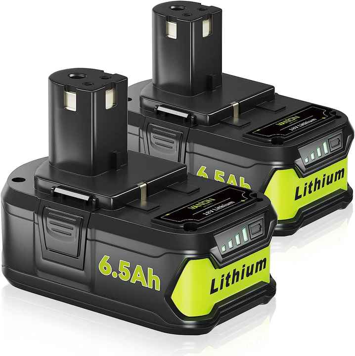 Ryobi 18V 6.5Ah Battery Pack for Power Tools with 1000 Cycles Life and LiCoO2 Cathode RHY