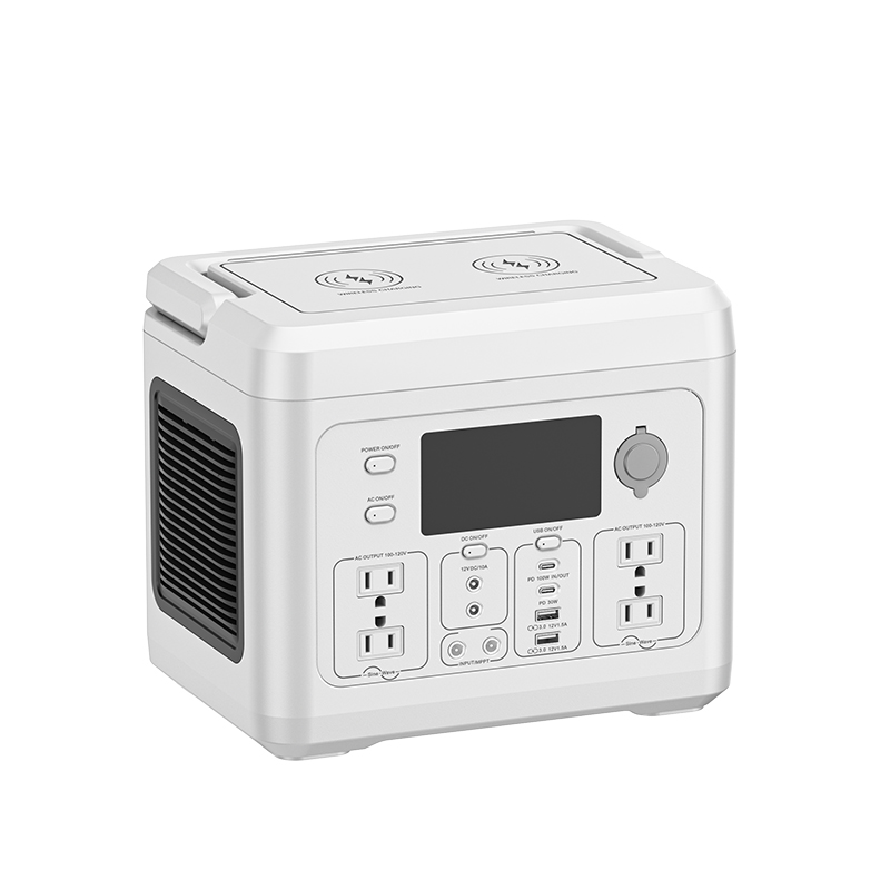 700W 716Wh Portable Power Station LiFePO4 Battery Solar Generator for Outdoor Adventure Emergency Backup Green Power