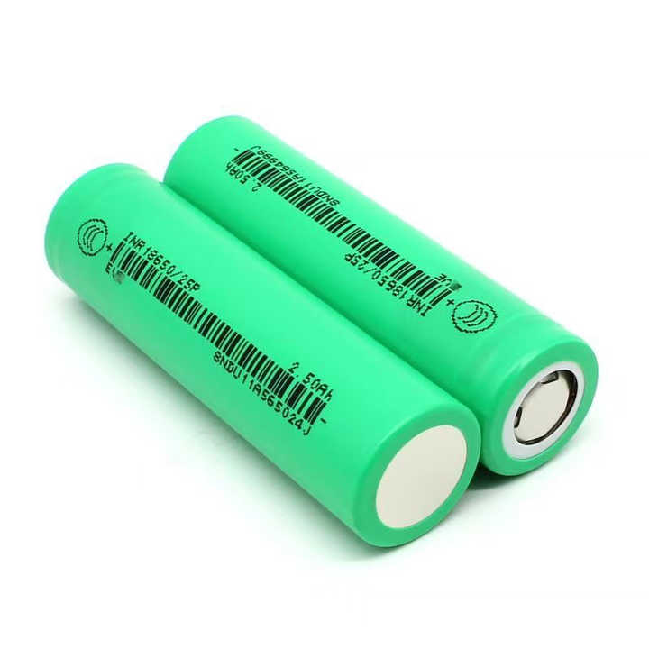 INR18650 2500mAh Li-ion Battery 3.7V High Discharge Rate for Power Tools and Electric Vehicles KXD
