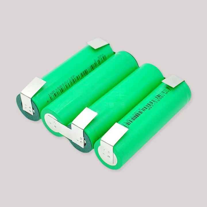 INR18650 2500mAh Li-ion Battery 3.7V High Discharge Rate for Power Tools and Electric Vehicles KXD