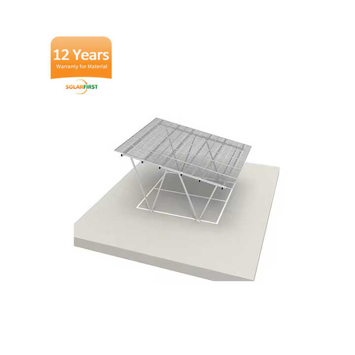Solar Carport 10KW PV Mounting System Waterproof Aluminum Carport for Open Ground Solar Installation SolarFirst