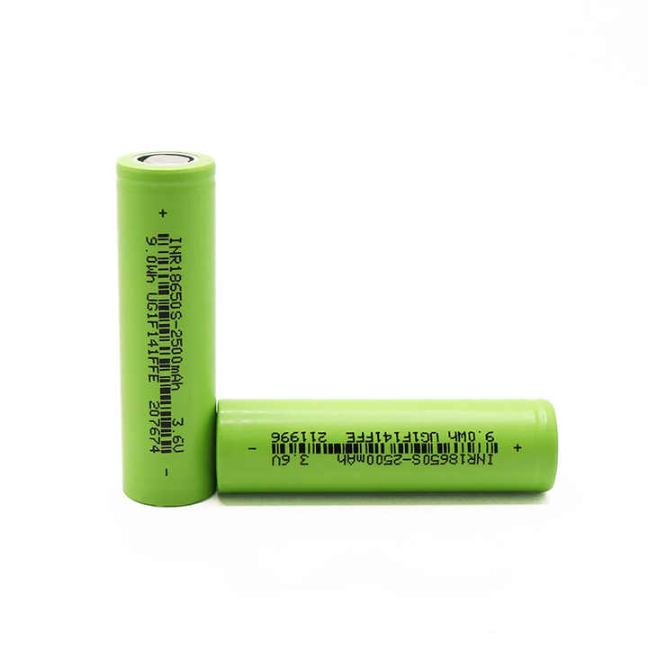 Rechargeable 18650 Battery Cell 3.7V 2500mAh High Cycle Life for Power Tools and Electric Vehicles CNNTNY