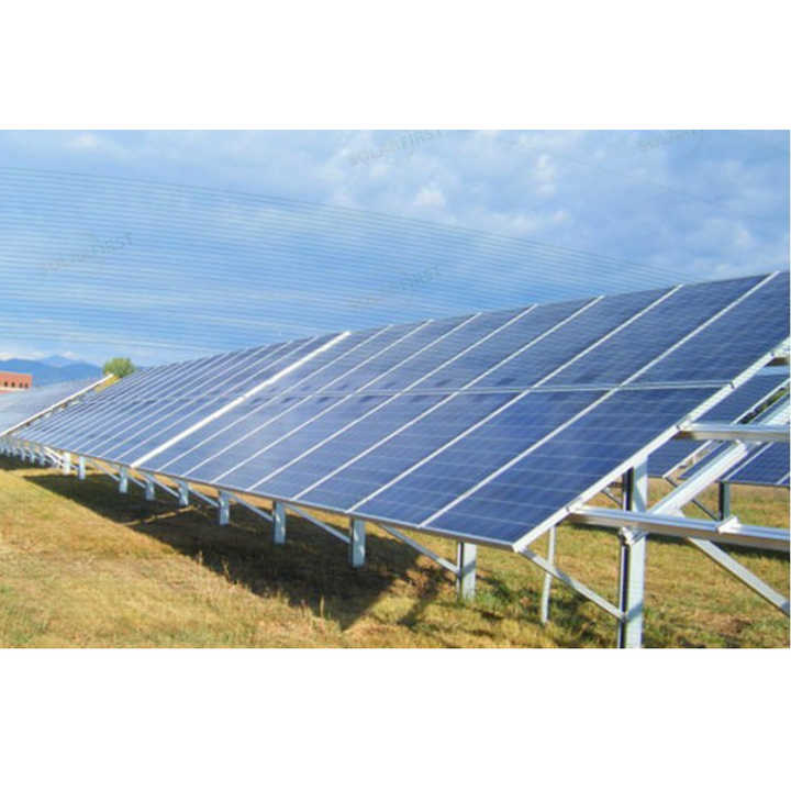 Aluminium Photovoltaic Mounting Bracket Ground Mount Solar Racking Systems Quick Installation for Open Field 0-45Deg Tilt Angle Solar First