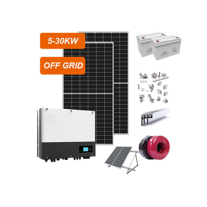 Off Grid Solar Power System 10kW 48V Pure Sine Wave Inverter Home Energy Storage System with MPPT Controller Solarfirst