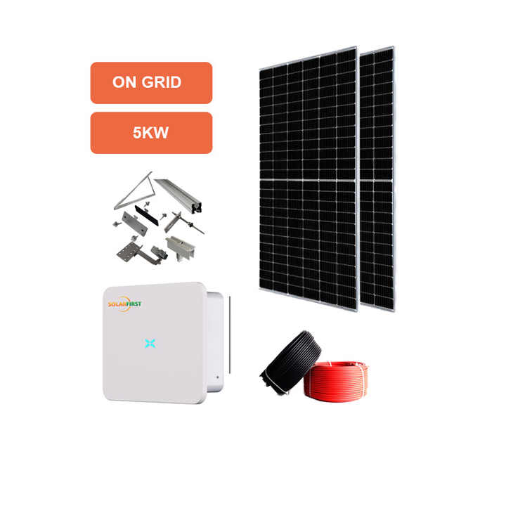 5000W Solar Panels 5KW On-Grid Solar System for Home Application Solarfirst