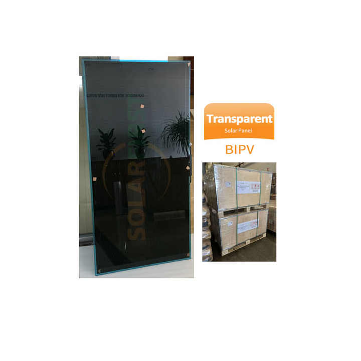 High-Quality BIPV Thin Film Solar Panel 60% Transparency Greenhouse PV Module with CdTe Technology Solarfirst